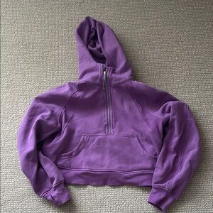Purple Half-Zip Hoodie